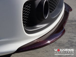 FIAT 500 Front Spoiler - Carbon Fiber - Red Candy